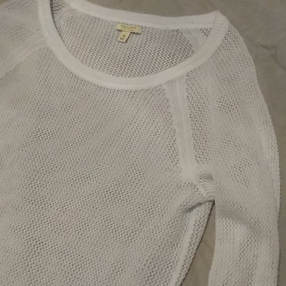 Sonoma sheer ocean blue loose knit sweater
